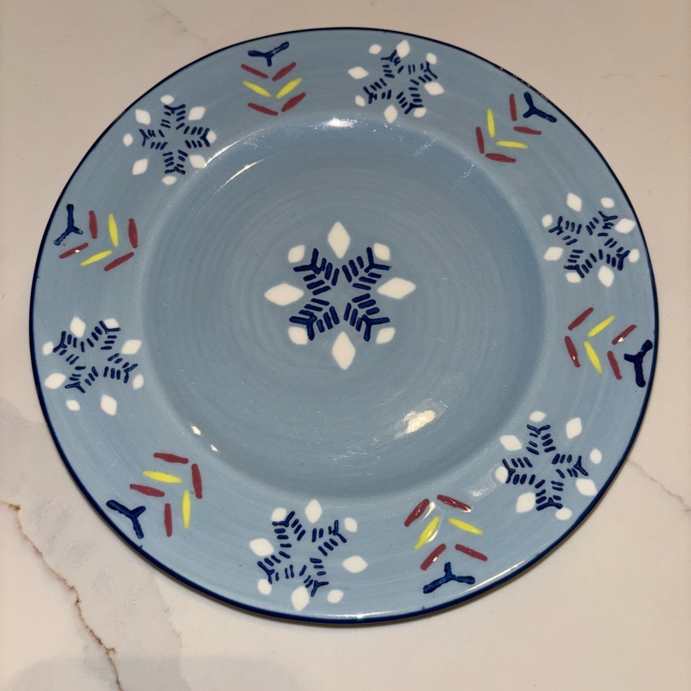 Anthropologie Orkney Side 8.25” replacement hand-painted ceramic plate!